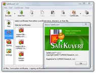 SafeKuvert screenshot